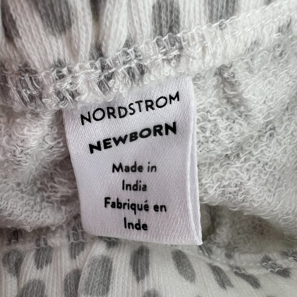 Nordstrom Babies' 2-Piece Pull On Cotton Joggers Set Grey Micro Strokes NB NWT - Picture 6 of 7